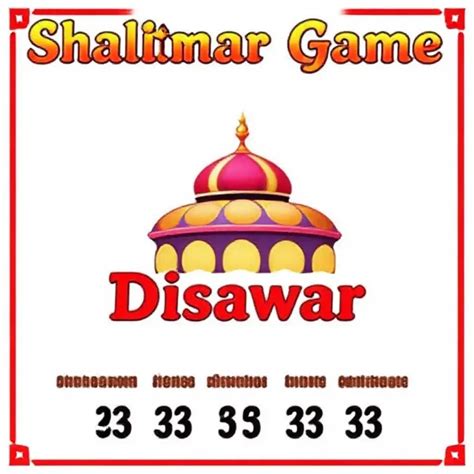 shalimar game disawar|Satta King 786 .
